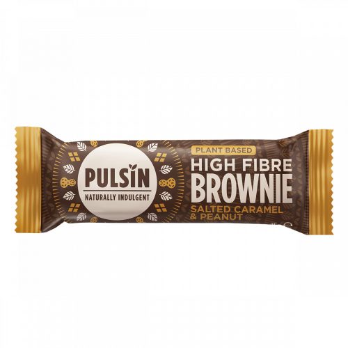 PULSIN BROWNIE - Magas Rosttartalmú sós karamellás & mogyorós